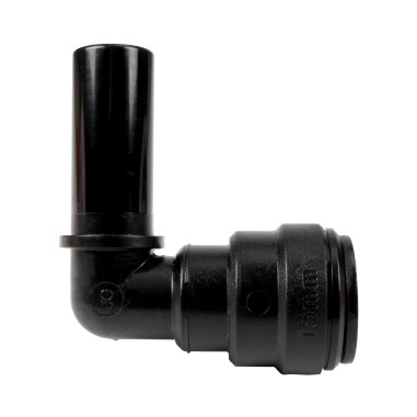 Equerre queue lisse - Raccord rapide 15 mm