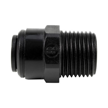 Union simple mâle fileté 1/2" - Raccord rapide 12 mm