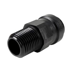 Union simple mâle fileté 1/2" - Raccord rapide 15 mm 2