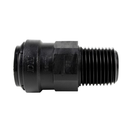 Union simple mâle fileté 1/2" - Raccord rapide 15 mm