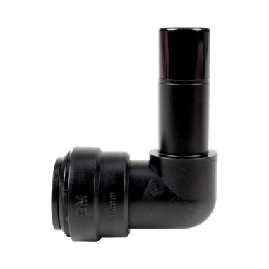 Equerre queue lisse - Raccord rapide 15 mm