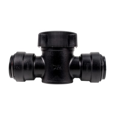 Robinet d'arrêt d'urgence - Raccord rapide 15 mm