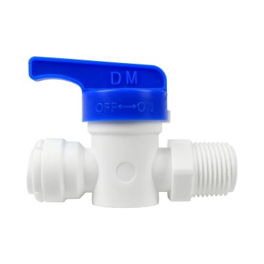 Vanne mâle fileté 3/8" - Raccod rapide 3/8"