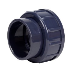 Demi union trois pièces pour débitmètre à ludion 63 mm