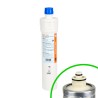 Cartouche Quick-Change charbon 0,5 µm 12,5'' - Crystal Filter® QCF-102