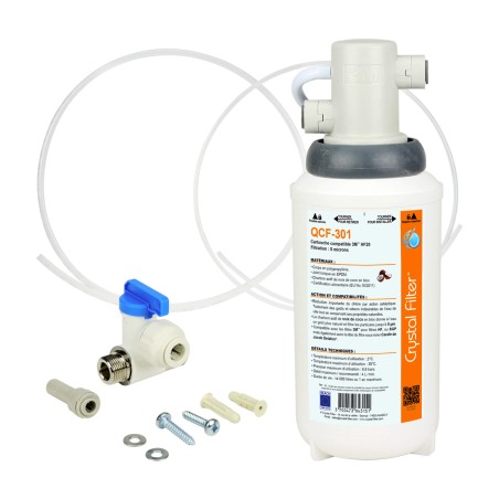 Kit de filtration QCF-3001/301 - Tête quick-change et Filtre charbon actif QCF-301