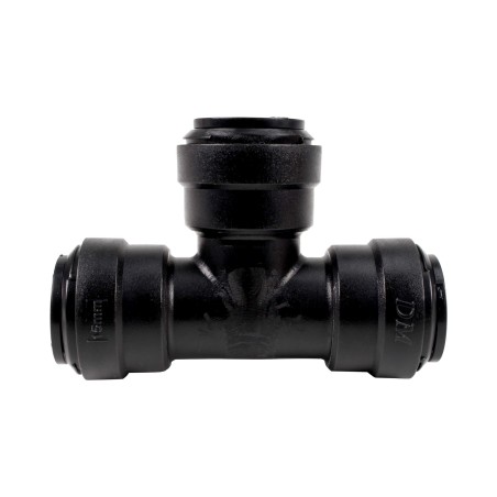 Té égal raccord rapide 15 mm