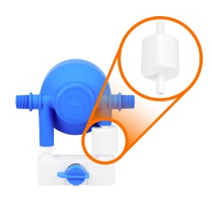 Filtre charbon pour tête de filtre Crystal Filter HRC-WM2001 avec By-pass 2