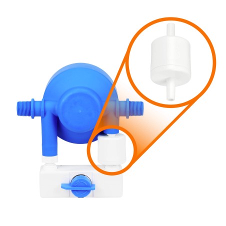 Filtre charbon pour tête de filtre Crystal Filter HRC-WM2001 avec By-pass