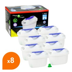 Cartouche compatible Brita Maxtra - Filtre carafe filtrante FL-402H (lot de 8)