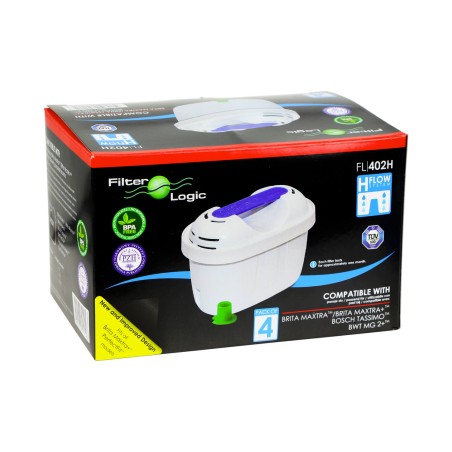 Cartouche compatible Brita Maxtra - Filtre carafe filtrante FL-402H (lot de 12)
