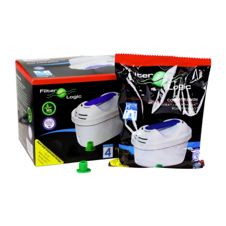 Cartouche filtre pour cafetières Tassimo Bosch ou Brita Maxtra (lot de 4)