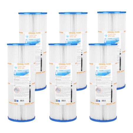 Filtre SPCF-200 - Crystal Filter® - Compatible Waterair® Escawat® (lot de 6) - Cartouche filtre piscine