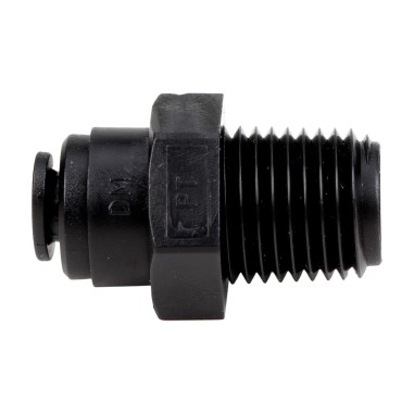 Union simple - Mâle filetée 1/4'' - Push in 5 mm