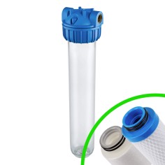 Carter porte filtre 3P 20'' Master Single BX entrée/sortie 1' femelle