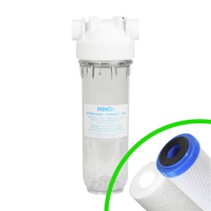 Carter porte filtre ST 10'' entrée/sortie 1/4'' femelle