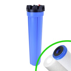 Carter porte filtre FHPP-20 - 20'' entrée sortie 3/4'' - Crystal Filter®