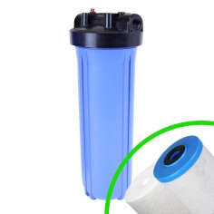 Carter porte filtre FHPP-20BB Big Blue 20'' entrée/sortie 1'' femelle - Crystal Filter®