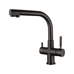 Robinet mitigeur 3 voies - Denali - Gris Mat