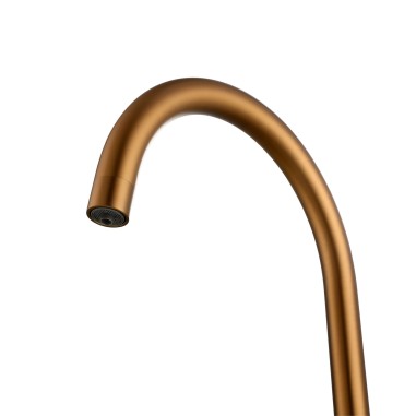 Robinet col de cygne 3 voies -  Biscayne V2 - Cuivre brossé