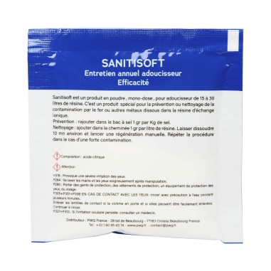 Nettoyant adoucisseur Saniti'soft - Traitement et prévention