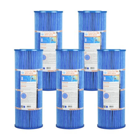 Filtre SPCF-200-M PRO Antibactérien - Crystal Filter® - Compatible Waterair® Escatop® (lot de 5)