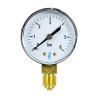 Manomètre plastique - Insert laiton - 0-6 bars ø50 - 1/4'' - Radial / sec