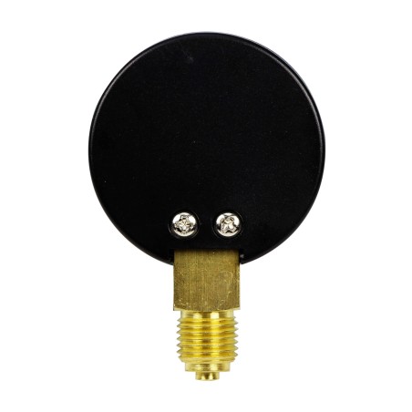 Manomètre plastique - Insert laiton - 0-6 bars ø50 - 1/4'' - Radial / sec