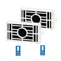 Filtre à air antibactérien Crystal Filter® ANT001 CFR AIR001 pour frigo Whirlpool Pack de 2 2