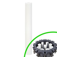 Cartouche sédiment SPUN PP spécial carter multi cartouche 20 pouces - 1 micron nominal - 500 mm