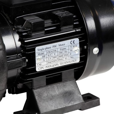 Pompe piscine 0,5 HP - Débit 14.4 m³/h