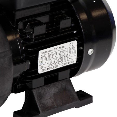Pompe piscine 0,75 HP - Débit 15.9 m³/h