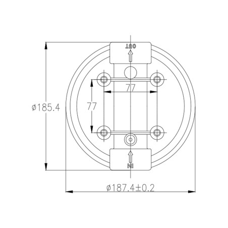Kit Carter porte filtre complet FHPP-20BB Big Blue 20'' entrée/sortie 1'' femelle - Crystal Filter®