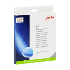 Tablettes nettoyantes 3 phases pour machines à café Jura x 25