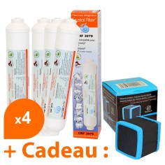 Filtre universel pour frigo américain - Crystal Filter® CRF 3079 (lot de 4)
