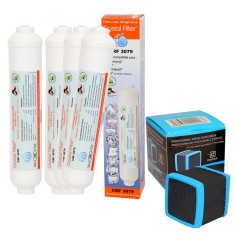 Filtre universel pour frigo américain - Crystal Filter® CRF 3079 (lot de 4) 2