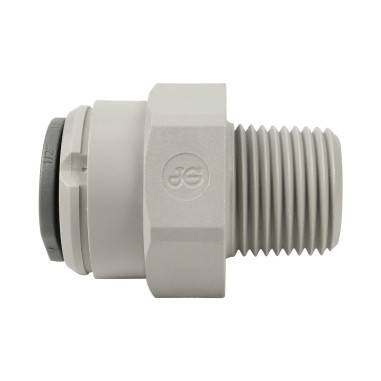 Union simple - Mâle filetée 3/8'' - Push in 1/2''