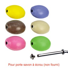 Savon rotatif Provendi parfums variés (lot de 6) - Recharge à écrou