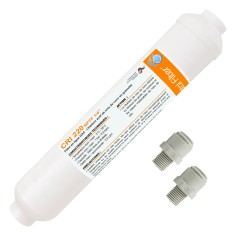 Cartouche charbon in line raccord 3/8''