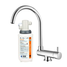 Robinet 3 voies Arches Chrome + Kit de filtration QCF-3001/321 - PROMO 2