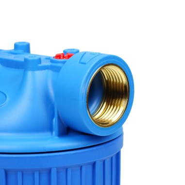 Filtre à eau 3 pièces 5'' Ribitech® avec cartouche lavable 50 µm