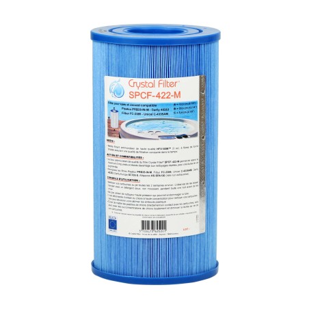Filtre spa Crystal Filter® SPCF-422-M Compatible Pleatco PRB35-IN-M - Unicel C-4335AM - Darlly 40353