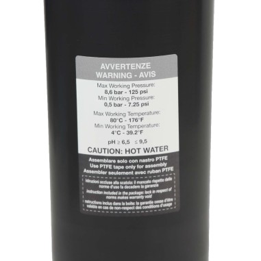 Carter porte filtre Eau chaude 80°C PSX entrée/sortie 3/4'' femelle