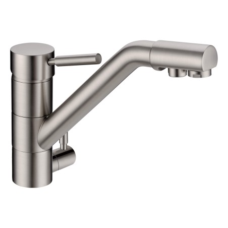 Robinet 3 voies Samoa Nickel brossé + Kit de filtration HRC-WM2000/201