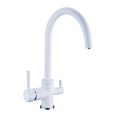 Robinet 3 voies Biscayne Blanc + Kit de filtration HRC-WM2000/201