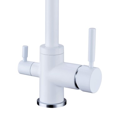 Robinet 3 voies Biscayne Blanc + Kit de filtration HRC-WM2000/201