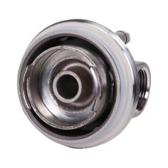 Carter inox 20'' AISI316 entrée sortie 1'' BSPT code 226 avec mano 0-6 bars et equerre 2