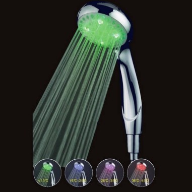 Décoration pommeau de douche lumineux à led