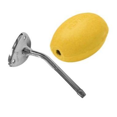 Savon jaune rotatif PROVENDI avec porte-savon clip