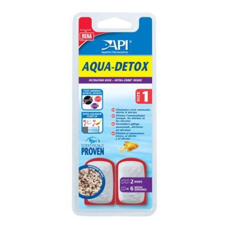 Filtre aquarium API Rena Aqua Detox size 1 x2